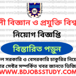 NSTU Job Circular 2025-Apply offline NSTU Job Circular 2025